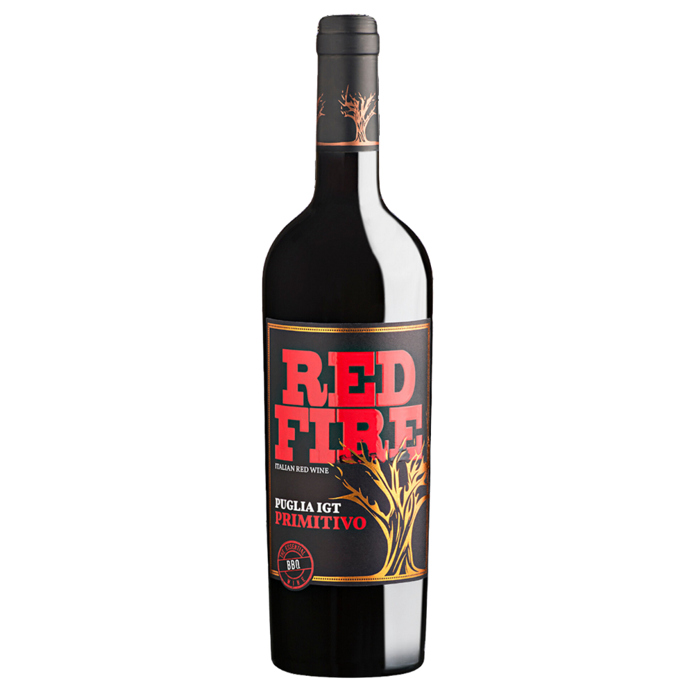 Red Fire Primitivo Puglia IGT Barbecue wijn 2023